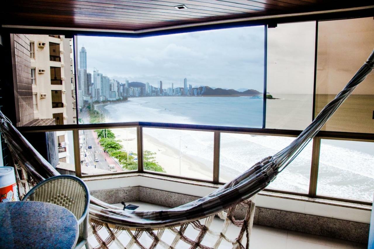Apto Frente Mar Bal Camboriu Pe Na Areia Fantastica E Encantadora Vista Mar Balneário Camboriú Zewnętrze zdjęcie
